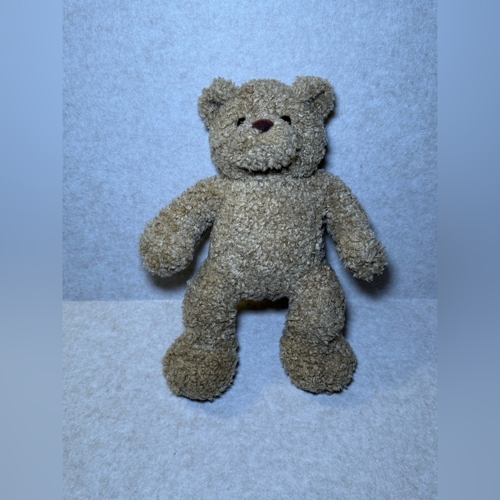 Build A Bear Vintage Retired 90's Curly Brown Bear Stuffed Animal